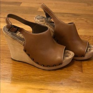 Sam Edelman Brown Wedges